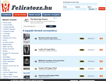 Tablet Screenshot of feliratozz.hu